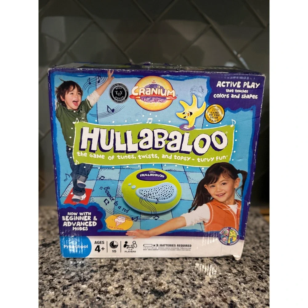Cranium Hullabaloo Musical Game Active Play Colors Shapes Preschool Ages 4+